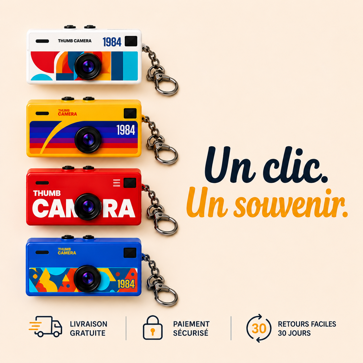 Caméra Mini Flash